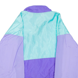 Womens Track Jacket Purple Colourblock L