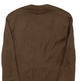 ALBERTO FABIANI Womens Blazer Jacket Brown Silk L
