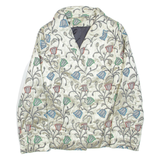 Womens Jacket Beige Floral M