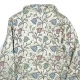 Womens Jacket Beige Floral M