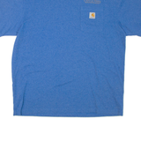 CARHARTT Loose Fit Mens T-Shirt Blue L