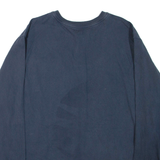 CARHARTT Loose Fit Mens T-Shirt Blue Long Sleeve Button Neck XL