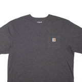 CARHARTT Loose Fit Mens T-Shirt Grey XL