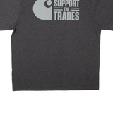 CARHARTT Loose Fit Support The Trades Mens T-Shirt Grey L
