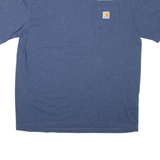 CARHARTT Loose Fit Mens T-Shirt Blue L