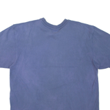 CARHARTT Mens T-Shirt Blue Button Neck XL