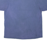 CARHARTT Mens T-Shirt Blue Button Neck XL