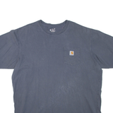 CARHARTT Tall Loose Fit Mens T-Shirt Grey 2XL
