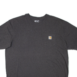 CARHARTT Loose Fit Mens T-Shirt Grey 2XL