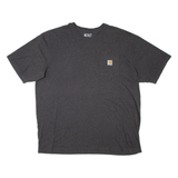 CARHARTT Loose Fit Mens T-Shirt Grey 2XL
