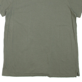 CARHARTT Womens T-Shirt Green V-Neck L