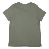 CARHARTT Womens T-Shirt Green V-Neck L
