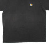 CARHARTT Tall Mens T-Shirt Grey 2XL