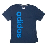 ADIDAS Mens T-Shirt Blue L