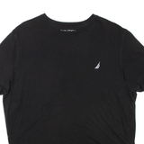NAUTICA Womens T-Shirt Black L