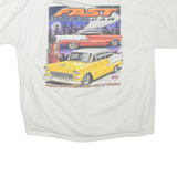 HANES Fast Undercar Womens T-Shirt White 2XL