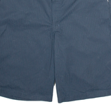 DICKIES Mens Workwear Shorts Blue Relaxed Striped 2XL W40