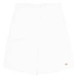 DICKIES Mens Workwear Shorts White L W36