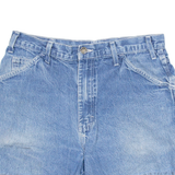 DICKIES Distressed Womens Denim Shorts Blue M W32