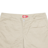 DICKIES Womens Workwear Shorts Beige L W34