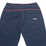 ADIDAS Womens Pedal Pushers Shorts Blue UK 12 W32