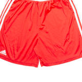 ADIDAS Mens Sports Shorts Red S W28