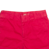 DICKIES Womens Workwear Shorts Red M W32