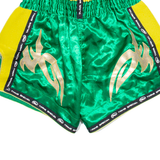 TWINS Thai Boxing Mens Sports Shorts Green M W26