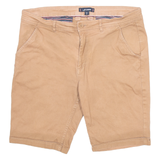 KANGOL Mens Cargo Shorts Brown L W36