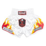 ROMA CAPUT MUNDI Thai Boxing Mens Sports Shorts White Relaxed XL W30
