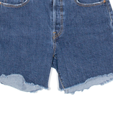 LEVI'S 505 Big E Womens Denim Shorts Blue S W29
