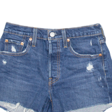 LEVI'S 501 Womens Denim Shorts Blue 2XL W24