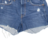 LEVI'S 501 Womens Denim Shorts Blue 2XL W24