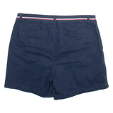 TOMMY HILFIGER Womens Casual Shorts Blue Relaxed UK 6 W32