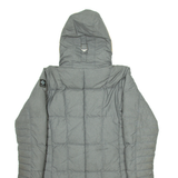 CARLO COLUCCI Womens Parka Coat Grey Hooded M