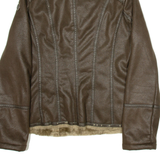 ARMANI JEANS Womens Jacket Brown M
