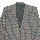 Mens Blazer Jacket Grey Check M