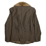 Womens Blazer Jacket Brown M