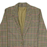 RRUC Mens Blazer Jacket Brown Check M