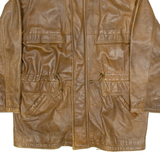 VERA PELLE Mens Jacket Brown Leather L