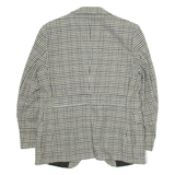 Mens Blazer Jacket Grey Houndstooth M