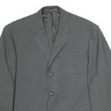 Mens Blazer Jacket Grey L