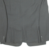 Mens Blazer Jacket Grey L