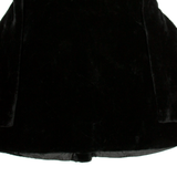 Mens Fleece Jacket Black Flannel L