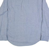 TOMMY HILFIGER New York Fit Mens Plain Shirt Blue Long Sleeve L