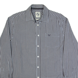 CREW CLOTHING Mens Shirt Brown Check Long Sleeve M