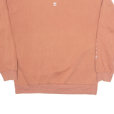 ADIDAS Womens Sweatshirt Orange UK 10