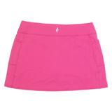 SKECHERS Womens Skort Skirt Pink Short 2XL