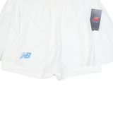 NEW BALANCE Womens Skort Skirt White Short XL