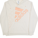 ADIDAS Womens Cream Hoodie S